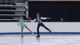 Lexi White  Jaxon Surbrook  Intermediate Pairs Free Skate  2025 Eastern Sectional Singles  U [upl. by Bamberger]