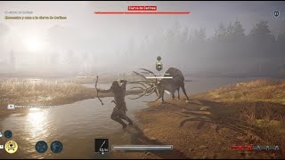 Assassins Creed Odyssey  Bestias legendarias  Cierva de Cerinea  Combate [upl. by Ahsikam800]