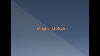 Map and Scale [upl. by Nodnelg]