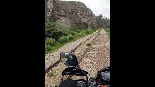 POV Ferrocarril Rocas de Suesca tourism travel shorts short motovlog offroad suesca [upl. by Ruggiero]