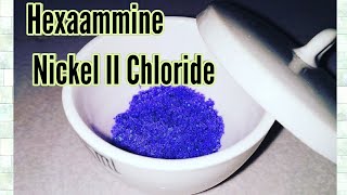 Hexaammine Nickel II Chloride  Preparation [upl. by Aztinad840]