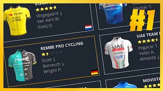 OUR CAREER BEGINS 1  Pro Cycling Manager 2024  REMBE Pro Cycling Career [upl. by Novej131]