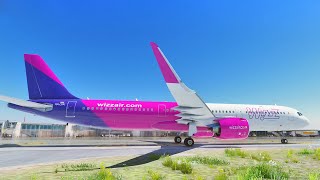 X PLANE 11  TOLISS A321NEO WIZZAIR BUDAPEST TO BASEL [upl. by Aloel]