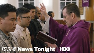 Germany Accuses Muslim Migrants Of Converting To Christianity To Get Asylum HBO [upl. by Kiele298]