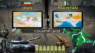 Iran vs Pakistan Military Power Comparison [upl. by Llerrat507]