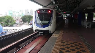 Latest Set Kelana Jaya Line  KLAV Set 21 Departing Damai ➡️ Gombak [upl. by Shipman]