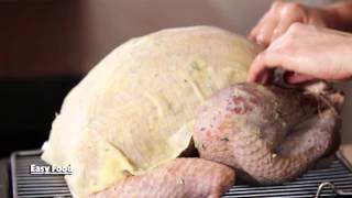 Easy Food  How to baste a turkey [upl. by Kciredec]