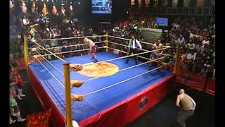 Rulo Verde Y Ron Doxon Vs Mcfloyd Y Steve Murphy  100 Lucha [upl. by Jesher]