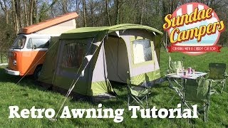 Sundae Campers  Retro Awning Tutorial [upl. by Jermain]