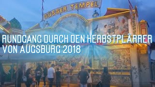 Herbstplärrer Augsburg Rundgang 2018 Plärrer Augsburg 2018 [upl. by Scully167]