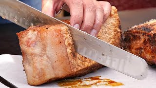 The Best way to make Pork Belly Crispy Skin [upl. by Kcirdehs475]