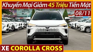 Xe Toyota Corolla Cross khuyến mại tháng 11Giảm 45tr tiền mặttặng gói phụ kiện 20tr Xe Việt [upl. by Eihtak]