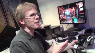 Creator of Doom John Carmack shows his reality at E3 2012 [upl. by Calv]