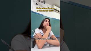 Só a minha cabeça que é assim 👀😂 professora escola humor alunos finaldeano shorts [upl. by Ahseet665]