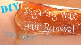 DIY ♥ Sugaring Wax Recipe and Tutorial [upl. by Ffoeg]