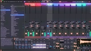 liveview polymeter liquid dnb jam with generative bassline [upl. by Eyoj]