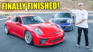 My Wrecked Porsche GT3 is Finally COMPLETE  New RARE BBS Wheels [upl. by Lemra909]