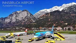 INNSBRUCK PLANESPOTTING 2019  SPECTACULAR TAKE OFFs amp LANDINGs [upl. by Cindelyn]