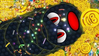 Worms Zone © Invisible Hacker Best Master Troll Top 1 Slither Snake io Online Games 2020 [upl. by Norehs]