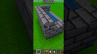 mincraftHow to Make a Cobblestone Generator in Minecraftviral minecraft shortvideostrending [upl. by Denn]