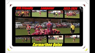 Lampeter U16 v Carmarthen Quins U16 Friendly 20232024 [upl. by Acirehs750]