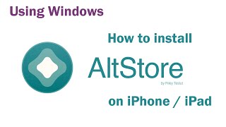 How to install AltStore  Tutorial no jailbreak needed [upl. by Brandwein]