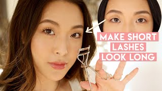 LASH ROUTINE How to curl straight stubborn lashes [upl. by Sproul]