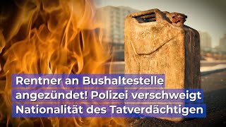 Rentner an Bushaltestelle angezündet [upl. by Gauthier865]