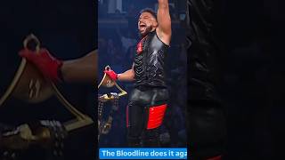 WWE SMACKDOWN The Bloodline Retains WWE Tag Team Championships Live 1052024 Nashville wwe shorts [upl. by Yrreb]