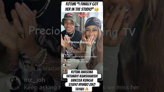 Rotimi answering about Vanessa Mdee Music Career rotimi vanessamdee zarithebosslady [upl. by Bonner]