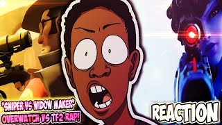 SNIPER VS WIDOW MAKER RAP BATTLE REACTION  LEGENDARY CAMPERS [upl. by Hildy]