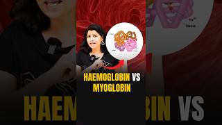 Haemoglobin vs Myoglobin haemoglobin myglobin neetbiology neet2024 riturattewal [upl. by Notfol]