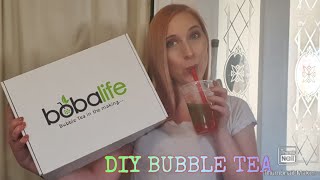 Bubble Tea Starter Kit Bobalife DIY HOMEMADE BUBBLE TEA BOBA DRINKS [upl. by Hallagan754]