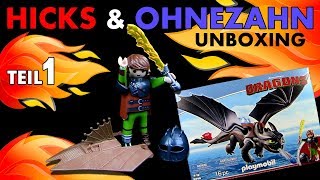 Playmobil ® Dragons  Hicks amp Ohnezahn  Part 01  Vorstellung  Unboxing amp Review [upl. by Daffodil401]