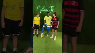 ⚽ Vini Júnior haciéndose pasar por una estatua 🤯😅  fútbol 91 [upl. by Mavis]