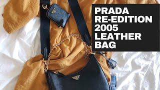 Prada ReEdition 2005 Saffiano Leather Bag  Unboxing [upl. by Ecnedurp353]