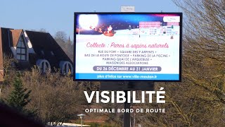 PANNEAU LED Outdoor bord de route panneau publicitaire digital [upl. by Fuld]