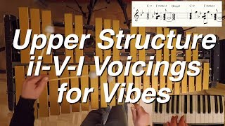 Jazz Vibes Lesson Upper Structure iiVI Voicings [upl. by Paine]