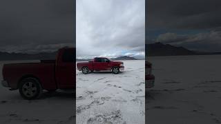 Bonneville salt flats unique utah salt landscape shorts [upl. by Baerl]