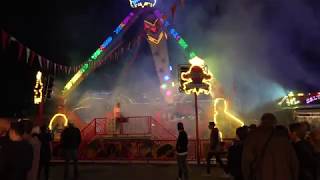 Salto Mortale Rössler  AußenansichtOffride Nürnberg  Herbstvolksfest 2018 2 [upl. by Eigram]