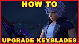 Kingdom Hearts 3 How to Upgrade Keyblades [upl. by Asiilanna557]