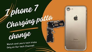 Iphone 7 charge port replacement How to replace the charge port  Iphone 7 Charging Port Replace [upl. by Sankaran]