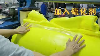 The Silica gel refining process in the silicone kitchenware factorySilicone Factory in China [upl. by Enytsirk]