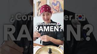 ¿Comó comer ramen CocinandoCorea 🇰🇷  Cocina Japonesa Con Yuta buchimgae [upl. by Alarice]