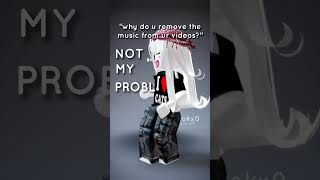 not my problem  shorts roblox robloxedit robloxtrend robloxshorts [upl. by Reema]