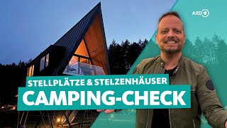 Der CampingCheck Stelzenhäuser und Stellplätze für Wohnmobil und Wohnwagen  ARD Reisen [upl. by Gapin]