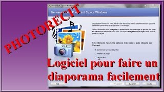 PHOTORECIT logiciel pour faire un diaporama [upl. by Ramed]