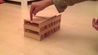 How to build a House with Kapla Blocks [upl. by Conway697]