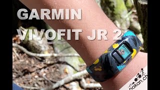 Présentation du Garmin Vivofit Jr 2 bracelet connecté pour enfants en français [upl. by Noraj946]