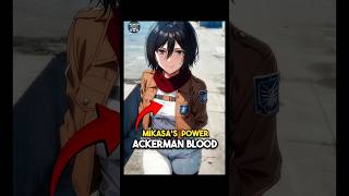 Eren unlock founding Titan power for mikasa anime attackontitanedit mikasa hindi [upl. by Calle954]